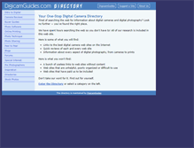 Tablet Screenshot of directory.digicamguides.com